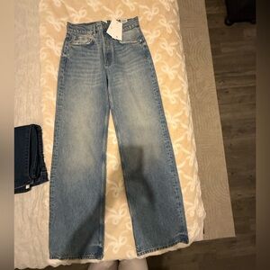Anine Bing Light Blue Flare Jeans